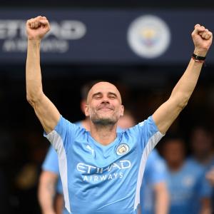 These guys are legends: Pep salutes City's Champions