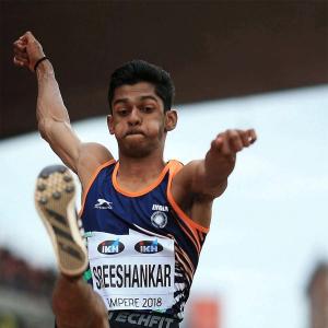 India's Sreeshankar claims long jump gold in Greece