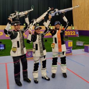 Shooting World Cup: India women win 10m team gold