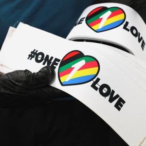 'OneLove' anti-hate armbands sell like hotcakes
