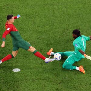 FIFA WC PIX: Ronaldo sets record as Portugal pip Ghana