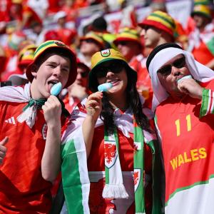 FIFA WC PIX: Rainbow bucket hats, flags allowed