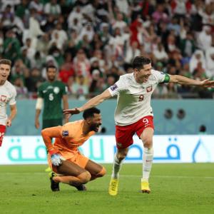FIFA WC PIX: Poland down Saudi to close in on last 16