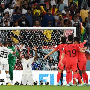 FIFA World Cup PIX: Ghana edge South Korea in thriller
