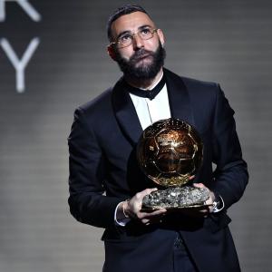 PIX: Real's Benzema wins 2022 Ballon d'Or award