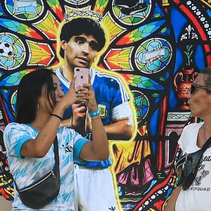 Soccer fans traverse continents for love of Argentina