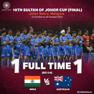 India break 5 year jinx to win Sultan of Johor Cup
