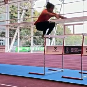 Neeraj Chopra is an ace hurdler too!