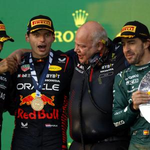 Verstappen wins as red flag drama engulfs Australia GP