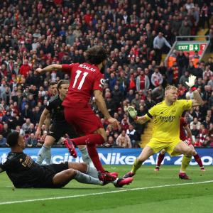 EPL PIX: Late Liverpool goal denies Arsenal victory