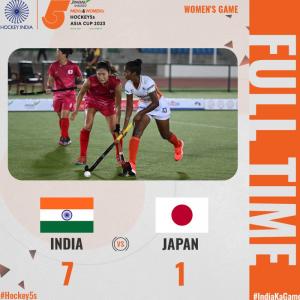 Another big win for India women's hockey team