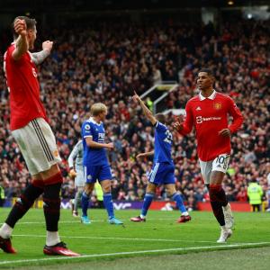 EPL: United outclass Leicester; Spurs move up to 4th
