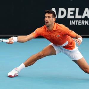 Djokovic survives scare to reach Adelaide quarters