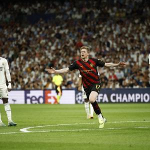 Champions League PIX: City salvage draw at Real Madrid