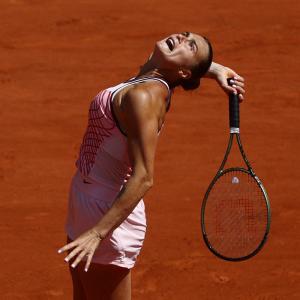 French Open PIX: Sabalenka roars into 2nd round