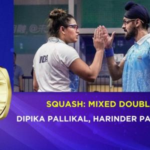 Dipika-Harinder clinch mixed team gold in squash
