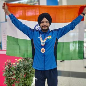 Sarabjot wins bronze to seal Paris Olympics quota
