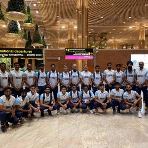 Harmanpreet-led men's hockey team leaves for Asiad