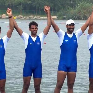 Indian rowers aim high after Asian Games triumph