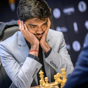 Candidates Chess: Gukesh climbs into joint lead