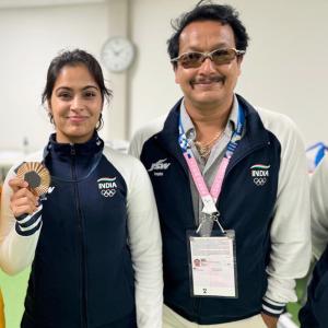 Coach Jaspal Rana praises Manu Bhaker's stellar show