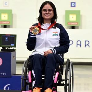 Shooter Avani wins historic 2nd Paralympic gold medal