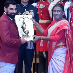 SEE: Shami, Sheetal receive Arjuna awards