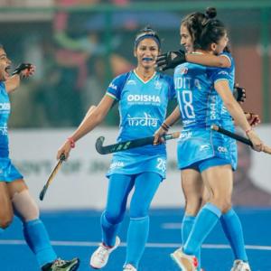 PIX: Udita stars as India make Olympic Qualifier semis