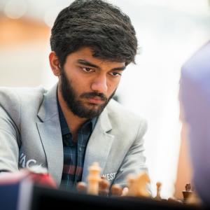 Gukesh outplays Warmerdam, moves to joint lead