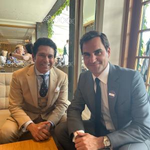 Wimbledon: When Tendulkar met Federer