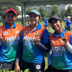 Indian women archers grab hat-trick of WC gold medals