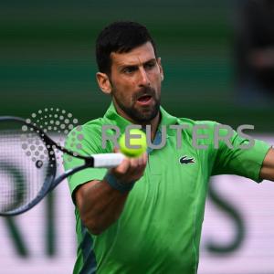 Indian Wells PICS: Djokovic makes winning return