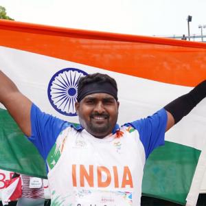 Para Worlds: Sachin Khilari defends shot put gold