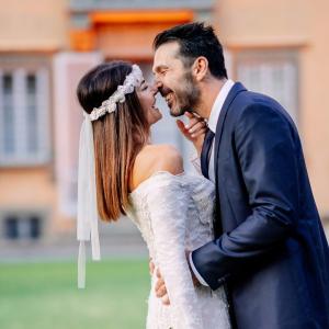 PIX: Bellucci attends Buffon wedding in Tuscany