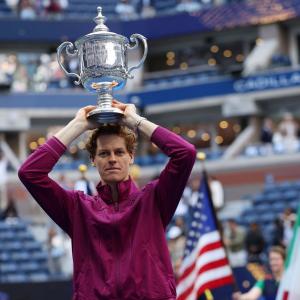 PICS: Sinner holds off Taylor Fritz for US Open crown