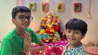 The Home With Two Ganpati Bappas
