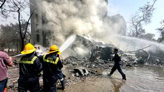 Pix: After the flight crashed!