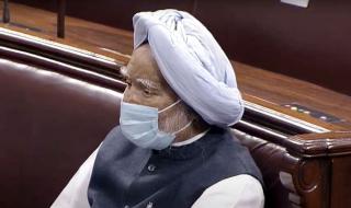 Dr Manmohan Singh's seat shifted to last row in RS