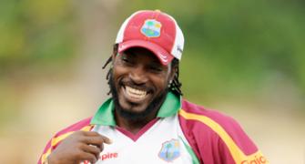 Gayle's masterclass propels West Indies ahead