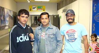 Spotted: Sourav Ganguly at Vienna airport
