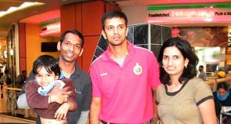 Spotted: Rahul Dravid in South Africa