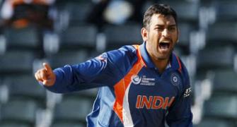 When Dhoni took his first ODI wicket