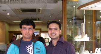 Spotted: Sourav Ganguly in London