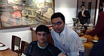 Spotted: Sourav Ganguly