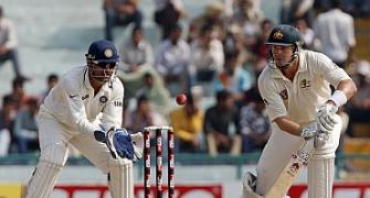 Images: India v Australia, Mohali Test, Day 4