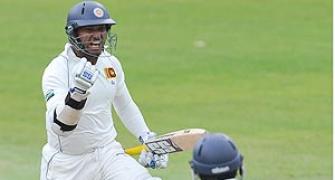 Lanka take firm control of Test; Sangakkara hits ton