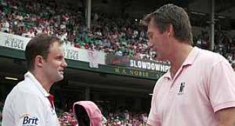 Sydney Ashes Test in the pink