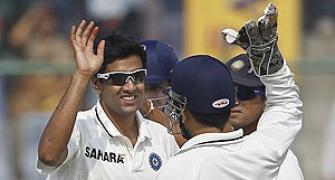 Kotla Test: India need 124 runs more for victory