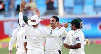 Ajmal sets up Pakistan nine-wicket victory