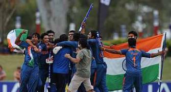 Yuvraj, Harbhajan congratulate Indian colts on WC win